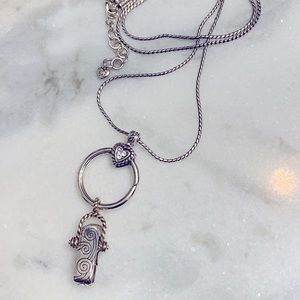 Brighton Badge Clip & Charm Holder Reversible Neck